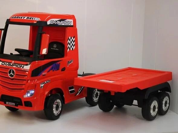 Детский электромобиль Mercedes-Benz Actros 4WD с прицепом (HL358) Лицензия